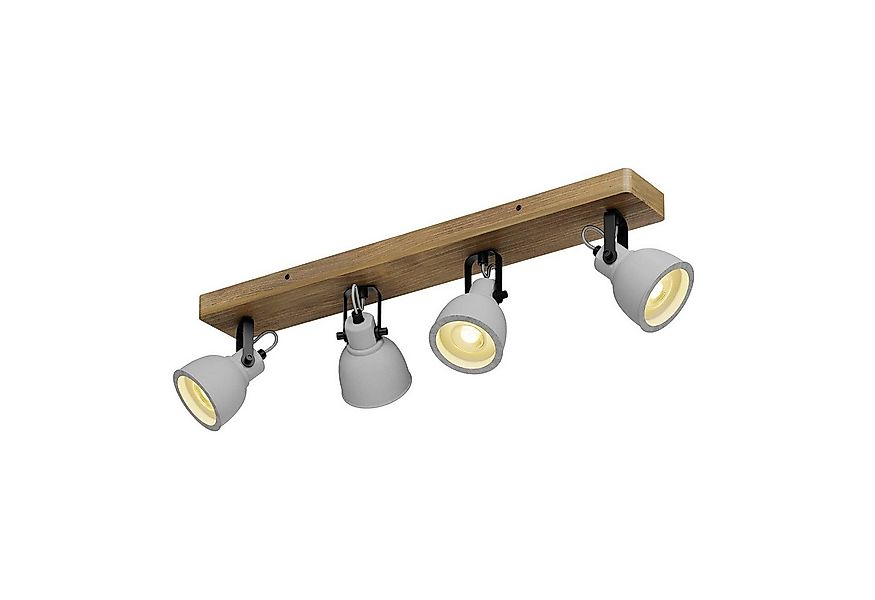 Lindby Deckenstrahler Mitis, Holz IP20, 4 x 5 W LED günstig online kaufen