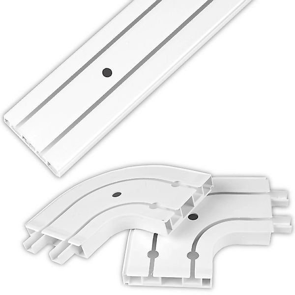Bestlivings Innenlaufschiene für Gardinen 90 cm günstig online kaufen