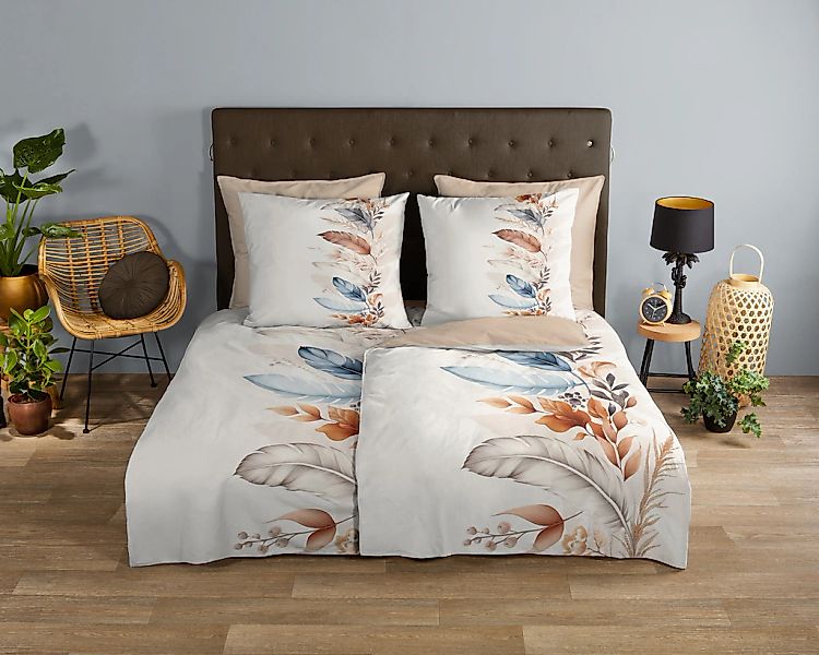 good morning Wendebettwäsche »Mirra«, 100% Baumwolle, Renforcé, Reißverschl günstig online kaufen