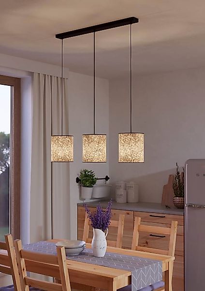 EGLO Hängeleuchte »BUTTERBURN« E27 1 Stk. Pendelleuchte, Esszimmerlampe, Te günstig online kaufen