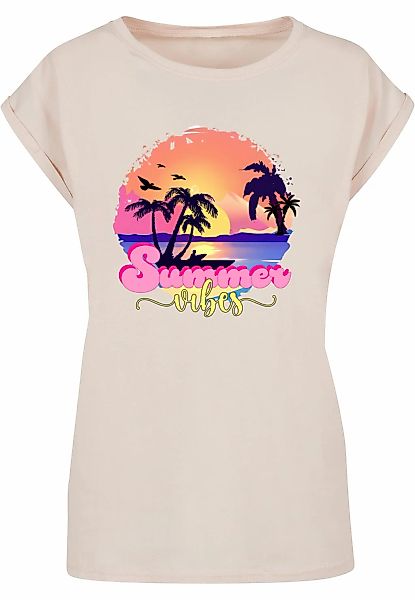 Merchcode T-Shirt "Merchcode Damen Ladies Summer Vibes Sunset Extended Shou günstig online kaufen