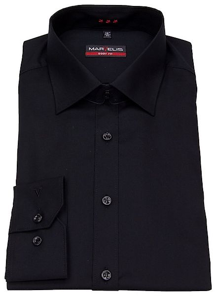 MARVELIS Businesshemd Body Fit stark tailliert Kentkragen günstig online kaufen