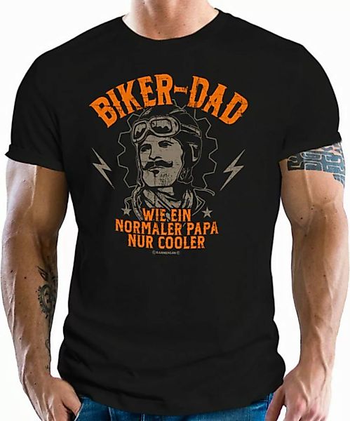 RAHMENLOS® T-Shirt Biker Dad - wie ein normaler Papa, nur cooler günstig online kaufen