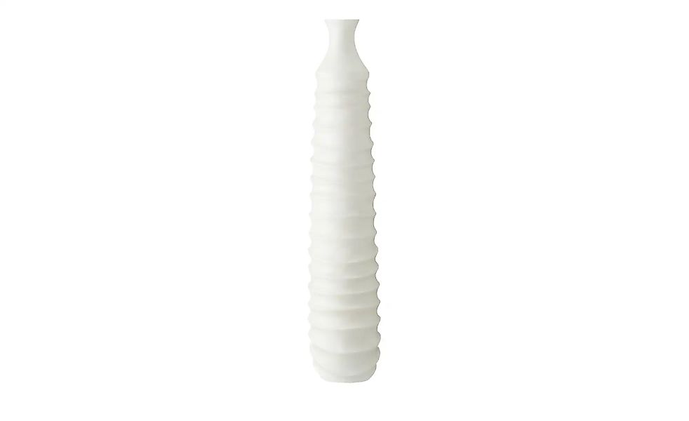 HOME STORY Deko Vase   ¦ weiß ¦ Polyresin (Kunstharz) ¦ Maße (cm): H: 75  Ø günstig online kaufen