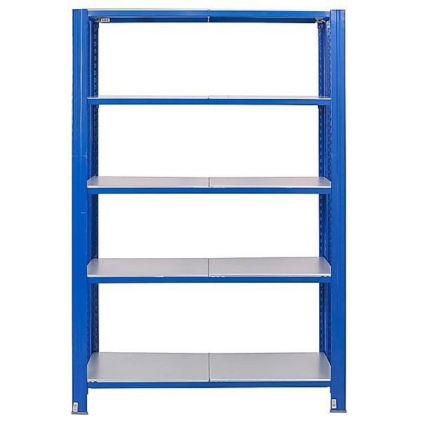 Ar Shelving T Profile Steckregal Blau & Verzinkt 250x120x50 cm 5 Böden 180 günstig online kaufen