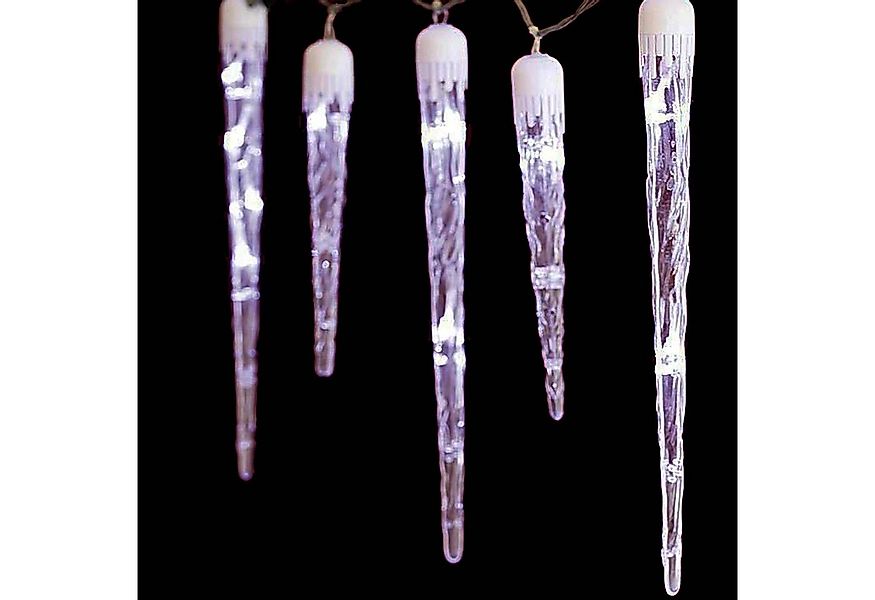 Mojawo Lichtervorhang LED-Lichterkette mit 20 Eiszapfen 100 LED 8 Licht-Fun günstig online kaufen