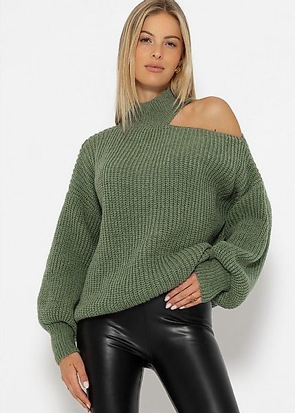 SASSYCLASSY Strickpullover Oversize Pullover Damen mit günstig online kaufen