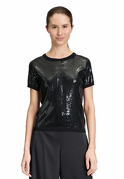 Vera Mont Kurzarmshirt "Damen mit Rundhalsausschnitt", 1 Stk. Pailletten günstig online kaufen