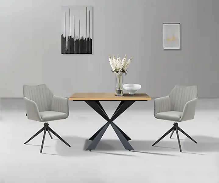 Home affaire Esszimmerstuhl »TAMPAST1, TOPSELLER!«, (Set), 2 St., Samtvelou günstig online kaufen