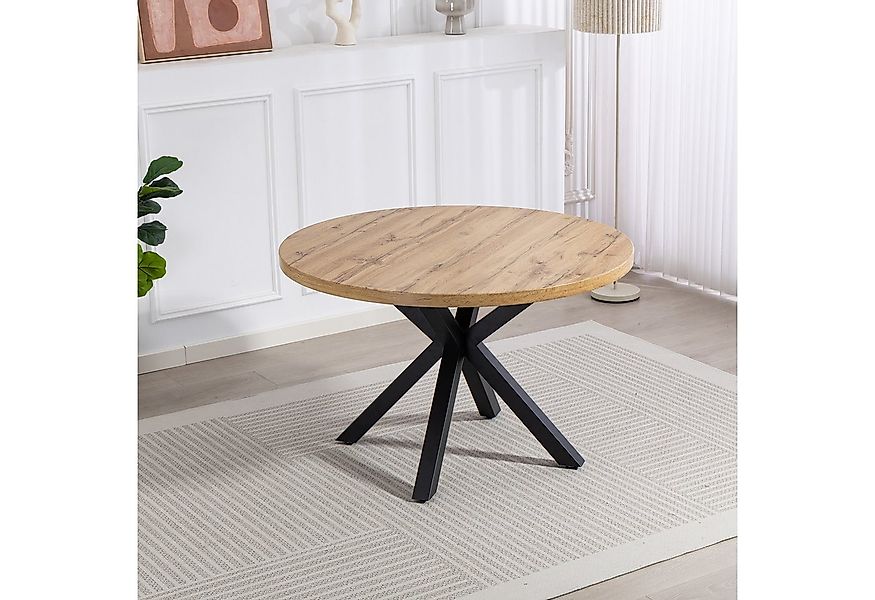 Duo Collection Esstisch Damira Tisch rund BESTSELLER, Massives Metallgestel günstig online kaufen