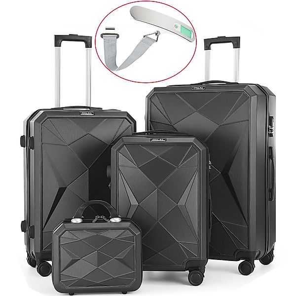 oyajia Kofferset Hartschalen Kofferset 4-teilig 12/20/24/28 günstig online kaufen