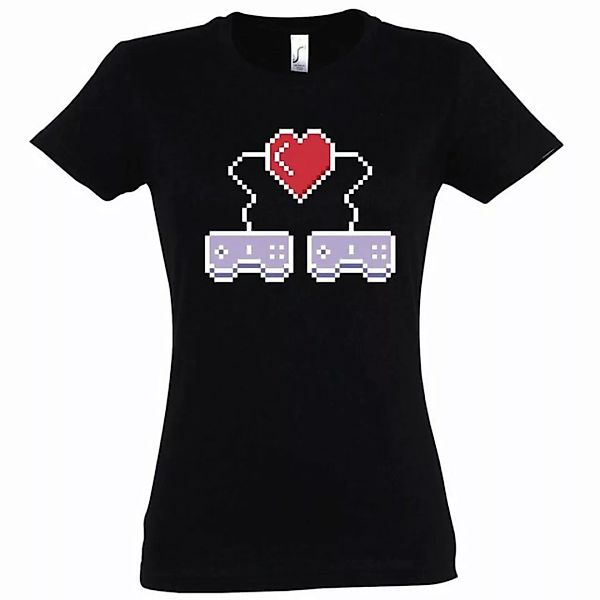 Youth Designz T-Shirt Gamer Love Damen Shirt mit trendigem Frontprint günstig online kaufen