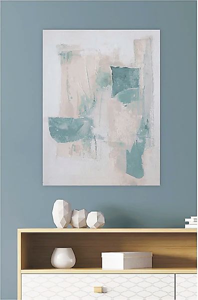 GILDE Leinwandbild »Bild rechteckig Magul weiß H. 80 cm« 1 Stk. tlg. günstig online kaufen