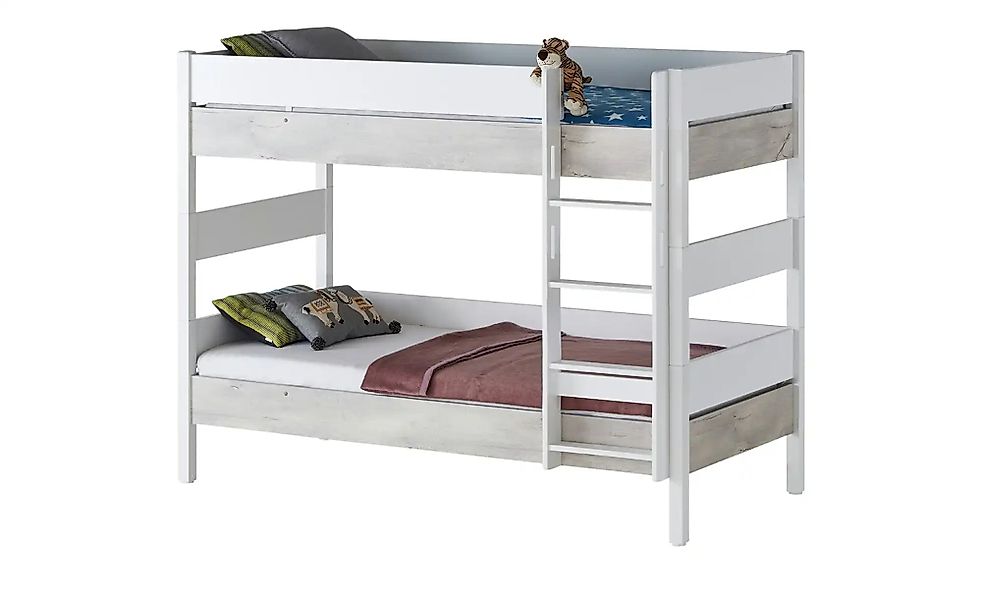 PAIDI Etagenbett  Kira ¦ weiß ¦ Maße (cm): B: 210,4 H: 106,3 T: 161.8 Bette günstig online kaufen