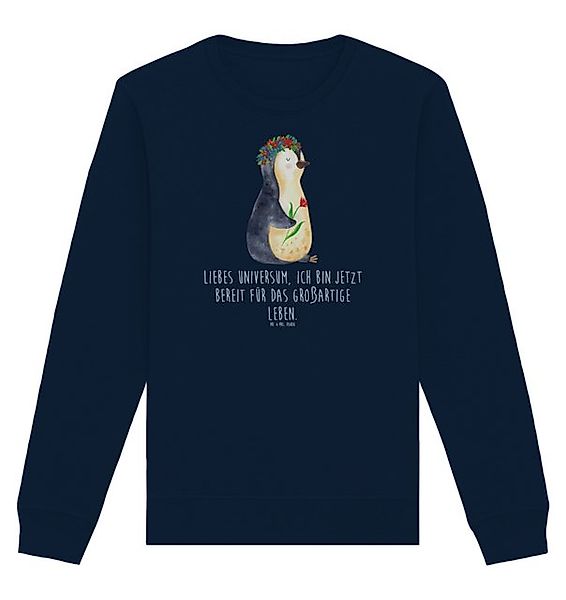 Mr. & Mrs. Panda Longpullover Pinguin Blumen Größe XS - French Navy - Gesch günstig online kaufen
