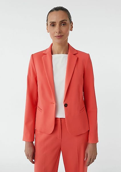 Comma Blusenblazer Antaillierter Blazer mit Reverskragen günstig online kaufen