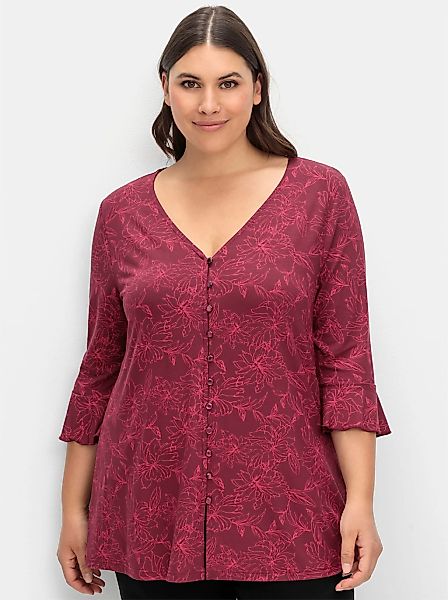 Sheego 3/4-Arm-Shirt "T-Shirt", (1 tlg.) günstig online kaufen
