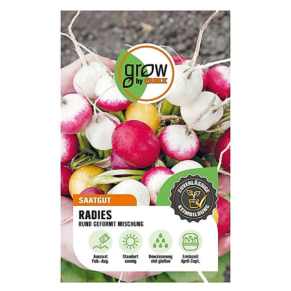 GROW by OBI Radies Radieschen-Mischung Raphanus sativus günstig online kaufen