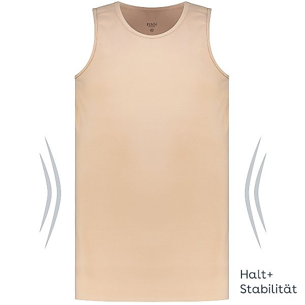 Finn Design Komfort-Unterhemd mit stabilisierender Funktion Farbe beige Grö günstig online kaufen