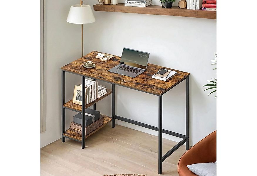 VASAGLE Schreibtisch Computertisch, Tisch, Bürotisch, 100/120/140cm, mit 2 günstig online kaufen