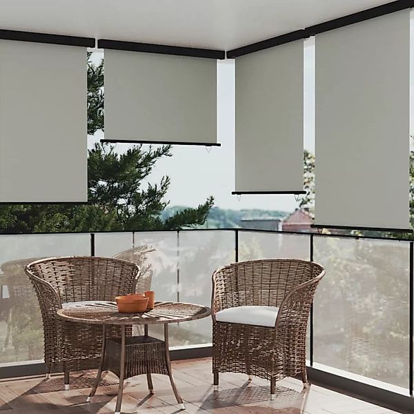 Vidaxl Balkon-seitenmarkise 117x250 Cm Grau günstig online kaufen