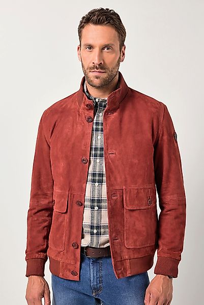 JP1880 Lederjacke JP1880 Lederjacke Veloursleder Stehkragen günstig online kaufen