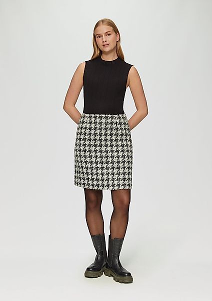 s.Oliver Minirock Rock Bouclé-Rock mit leichtem günstig online kaufen