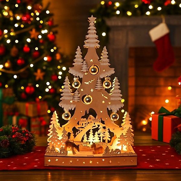 Online-Fuchs LED Dekoobjekt Lichterspitze Weihnachtsbaum aus günstig online kaufen