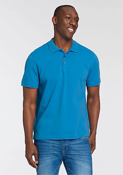 Mans World Poloshirt, Kurzarm, lockere Passform, unifarben günstig online kaufen