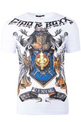 Cipo & Baxx Print-Shirt Cooles Kurzarm günstig online kaufen