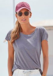 Elbsand T-Shirt Ranva mit Logodruck, Kurzarmshirt günstig online kaufen