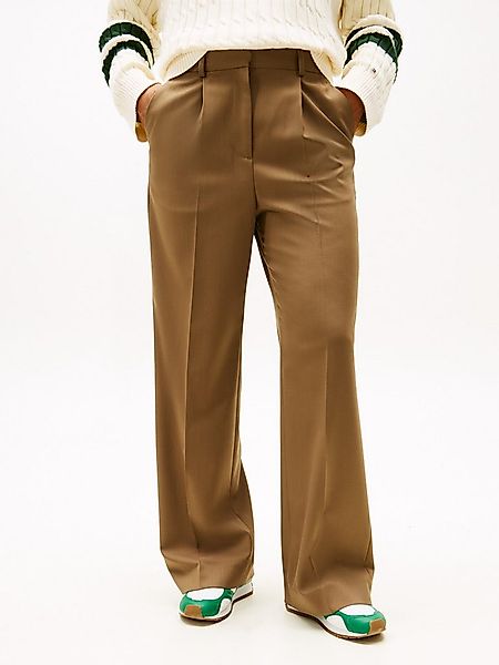 Tommy Hilfiger Anzughose TIMELESS WOOL WIDE LEG PANT mit Wolle günstig online kaufen
