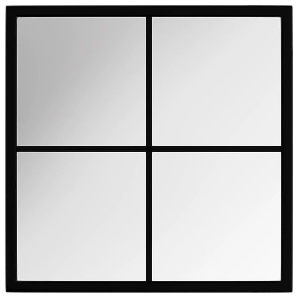 vidaXL Spiegel Wandspiegel Schwarz 40x40 cm günstig online kaufen