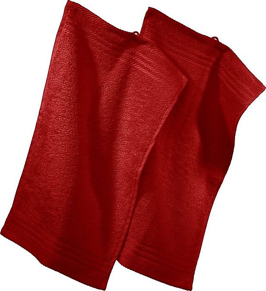 REDBEST Gästehandtuch Gästetuch 2er-Pack, Frottier, Walk-Frottier Uni günstig online kaufen