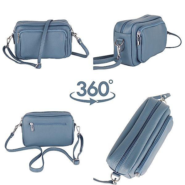 MIRROSI Umhängetasche Damen, Crossbody Bag, Echtleder Made in Italy (1 Tasc günstig online kaufen