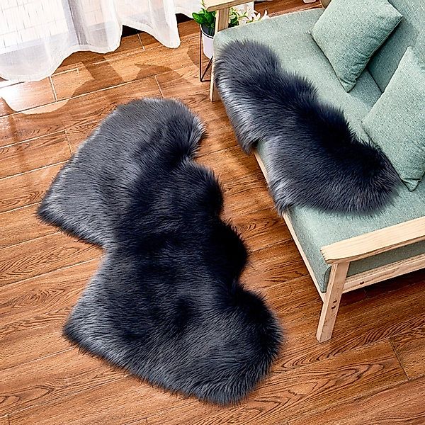 BTTO TEPP Hochflor-Teppich Hochflor Fellteppich,Herz Teppich,Weicher günstig online kaufen