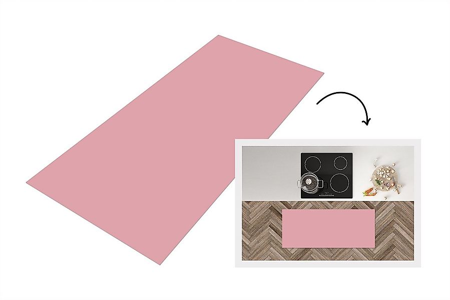 MuchoWow Küchenläufer Rosa - Farben - Innenraum - Einfarbig - Farbe, aus Ku günstig online kaufen