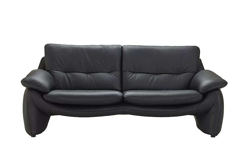 Einzelsofa - schwarz - 205 cm - 80 cm - 88 cm - Polstermöbel > Sofas > 3-Si günstig online kaufen
