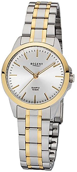 Regent Quarzuhr Regent Damen-Armbanduhr silber gold günstig online kaufen