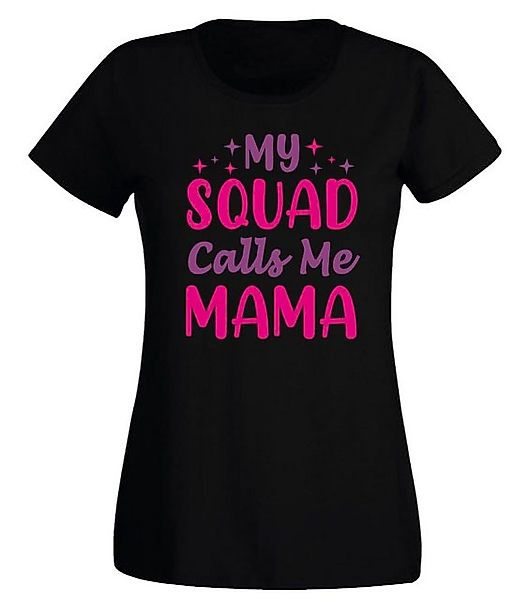 G-graphics T-Shirt Damen T-Shirt - My Squad calls me Mama Slim-fit, mit Fro günstig online kaufen