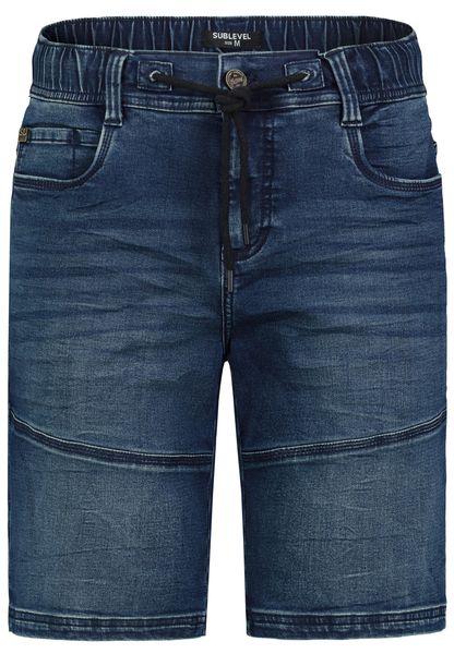 SUBLEVEL Jeansshorts Cargo mit Kontrastnähten Denim günstig online kaufen