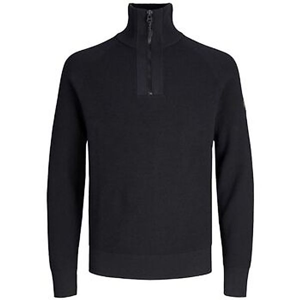 Jack & Jones  Pullover 12240621 FILO HALF ZIP-BLACK günstig online kaufen