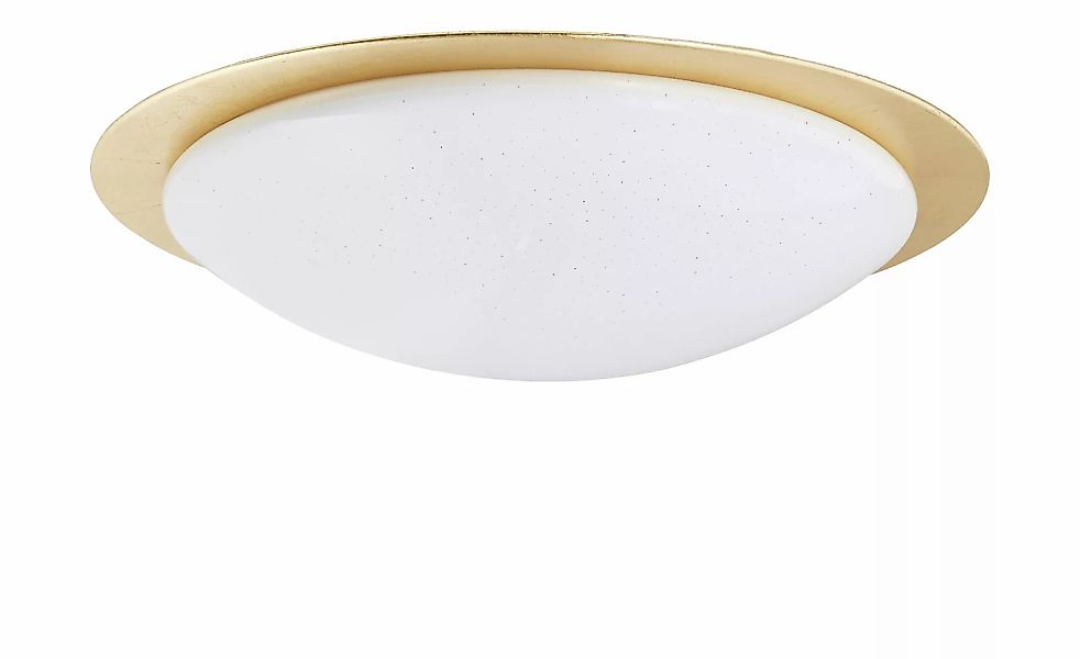 KHG LED-Deckenleuchte, 1-flammig, Goldrand ¦ gold ¦ Maße (cm): H: 13,5  Ø: günstig online kaufen