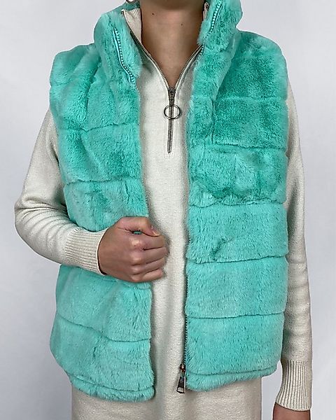 ITALY VIBES Fellweste ALESSIA - kuschelweiche Weste - Kunstfellweste mit St günstig online kaufen