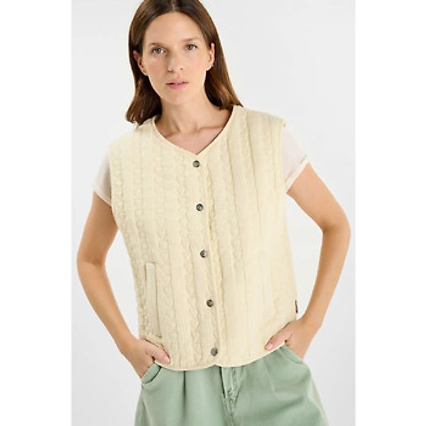 Le Temps des Cerises  Strickjacken GUDRA ärmellose Jacke günstig online kaufen