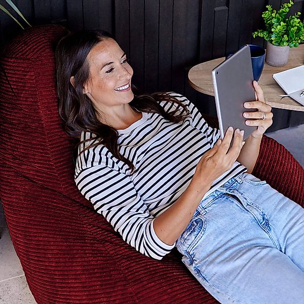 icon Sitzsack Sessel mit Liege aus günstig online kaufen