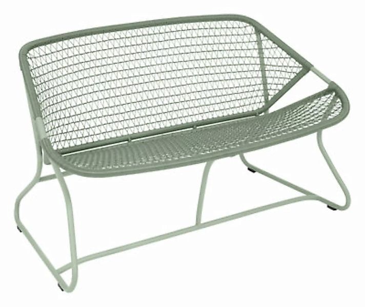 Gartensofa 2-Sitzer Sixties plastikmaterial grün / L 118 cm - Kunststoff-Ge günstig online kaufen