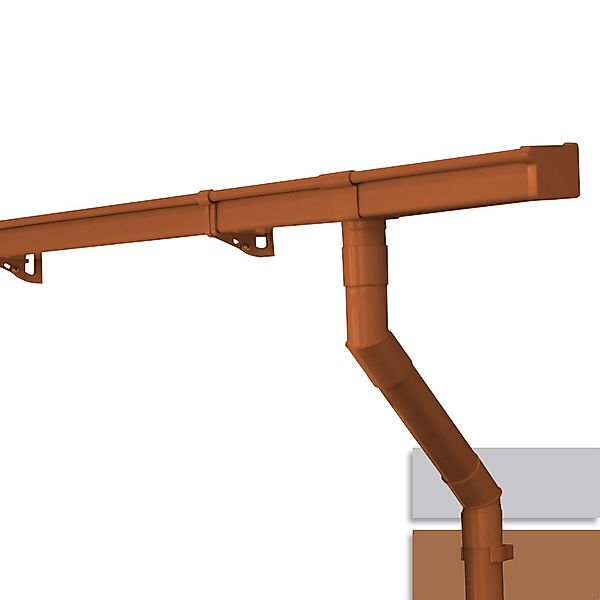 INEFA Dachrinne NW 83 Dachrinnen-Set PVC günstig online kaufen
