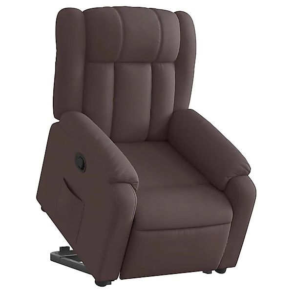 vidaXL Relaxsessel mit Aufstehhilfe Dunkelbraun Stoff 3205321 günstig online kaufen