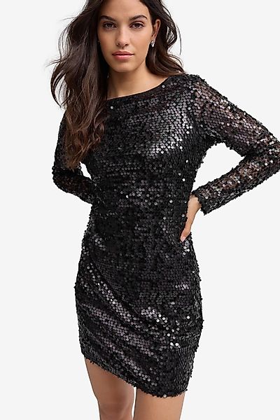 Next Paillettenkleid Langärmliges Kleid mit Paillettenverzierung günstig online kaufen